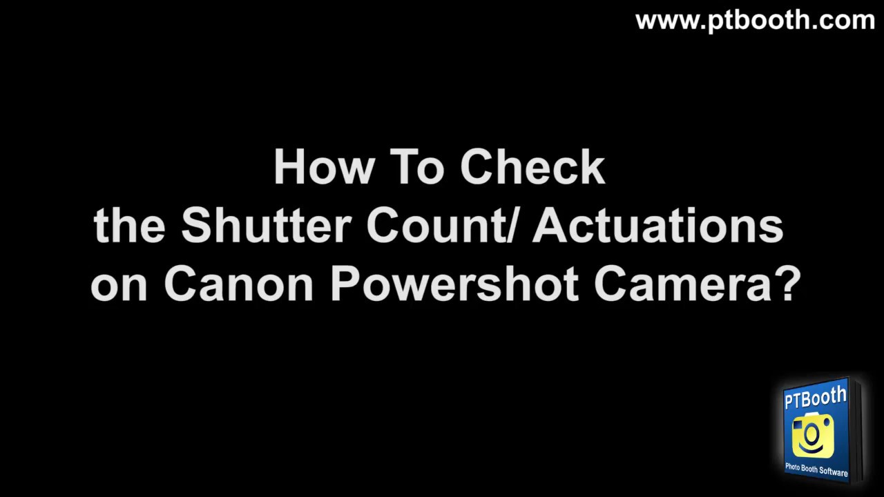Canon shutter count online